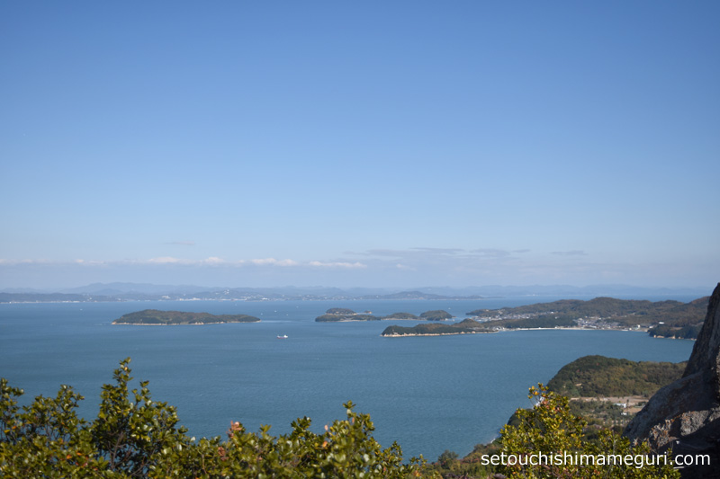 小豆島 重岩(かさねいわ)からの眺め