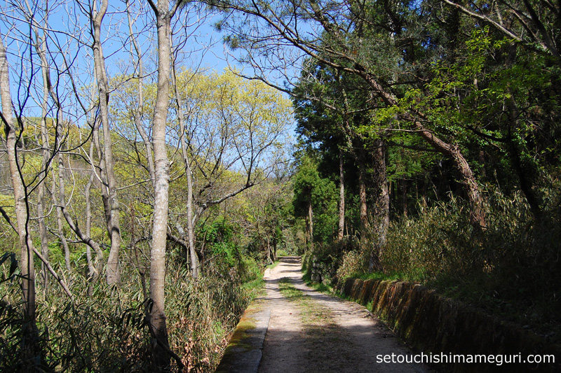 小豆島 常盤橋から春日神社への遊歩道